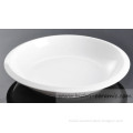 super pure plain white creative personalized fashion oval bowl